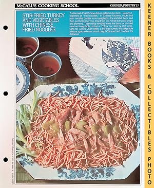 McCall's Cooking School Recipe Card: Chicken, Poultry 27 - Turkey Chow Mein : Replacement McCall'...