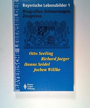 Bild des Verkufers fr Bayerische Lebensbilder Band 1. Biografien, Erinnerungen, Zeugnisse zum Verkauf von ANTIQUARIAT Franke BRUDDENBOOKS