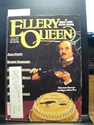 Immagine del venditore per ELLERY QUEEN'S MYSTERY - Jan, 1987 venduto da The Book Abyss