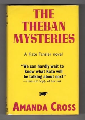 Seller image for The Theban Mysteries by Amanda Cross (First UK Edition) Gollancz File Copy for sale by Heartwood Books and Art