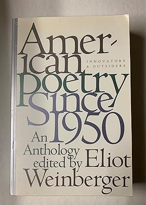 Immagine del venditore per American Poetry Since 1950: Innovators & Outsiders. venduto da Peter Scott