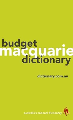 Bild des Verkufers fr Macquarie Budget Dictionary (Paperback) zum Verkauf von Grand Eagle Retail