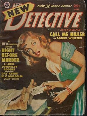 Seller image for NEW DETECTIVE Magazine: September, Sept. 1950 for sale by Books from the Crypt