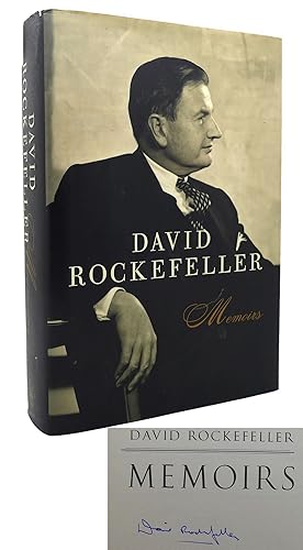 DAVID ROCKEFELLER MEMOIRS SIGNED 1st