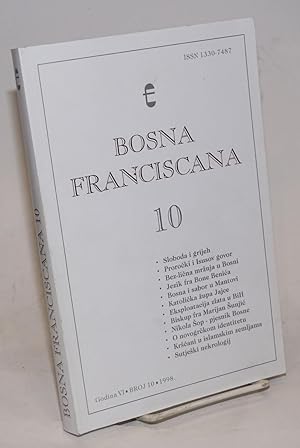 Bosna Franciscana Volume 6 Number 10