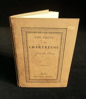 Seller image for UNE VISITE A LA CHARTREUSE prs de PAVIE . for sale by Librairie Franck LAUNAI