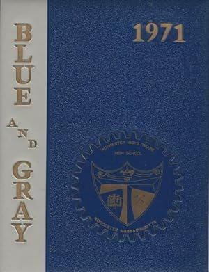 Worcester Boys Trade High School Massachusetts 1971 Yearbook Blue & Grey by Senior Class