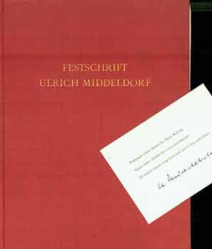 Seller image for Festschrift Ulrich Middeldorf. for sale by Wittenborn Art Books