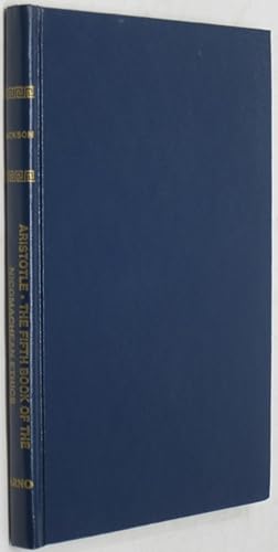 Bild des Verkufers fr The Fifth Book of the Nicomachean Ethics of Aristotle zum Verkauf von Powell's Bookstores Chicago, ABAA