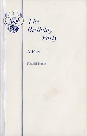 Imagen del vendedor de The Birthday Party - A Play a la venta por Schrmann und Kiewning GbR