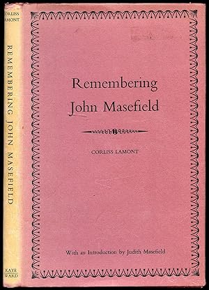 Seller image for Remembering John Masefield for sale by Little Stour Books PBFA Member
