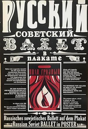 Russisches sowjetisches Balett auf dem Plakat - Russian Soviet Ballet in Poster.