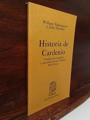 Imagen del vendedor de Historia de Cardenio a la venta por Libros Antuñano