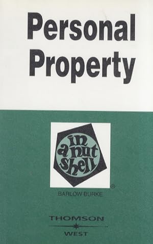 Seller image for Personal Property in a Nutshell. Third Edition. for sale by Libreria Oreste Gozzini snc