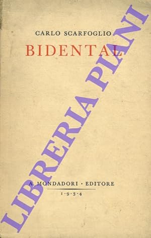 Bild des Verkufers fr Bidental. zum Verkauf von Libreria Piani