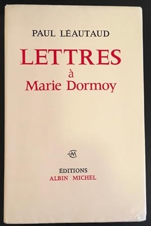 Lettres ? Marie Dormoy.