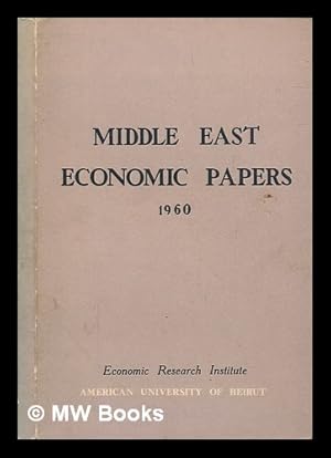 Image du vendeur pour Middle East economic papers mis en vente par MW Books