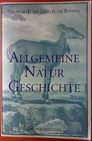 Bild des Verkufers fr Allgemeine Naturgeschichte zum Verkauf von biblion2