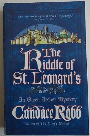 Seller image for The Riddle of St. Leonard's (Owen Archer Mysteries) for sale by Sklubooks, LLC