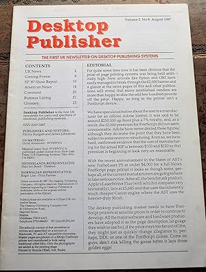 Desktop Publisher volume 2 no.8 August 1987