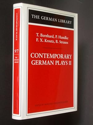 Imagen del vendedor de Contemporary German Plays II a la venta por Bookworks [MWABA, IOBA]