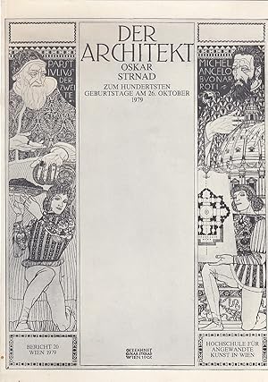 Der Architekt Oskar Strnad. Zum hundersten Geburtstage am 26. Oktober 1979. / Zusammenstellung un...