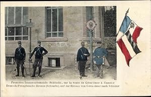 Ansichtskarte / Postkarte Schlucht Vosges, Deutsch französische Grenze, Straße von Gérardmer nach...