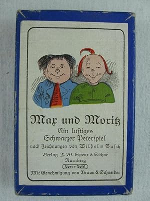 Max und Moritz. Ein lustiges Schwarzer Peter-Spiel.