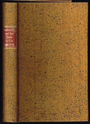 Anthologie auf das Jahr 1782. Herausgegeben von Friedrich von Schiller. Faksimile-Druck der bei J...