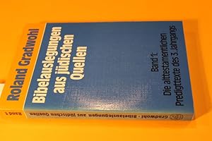 Bibelauslegungen aus jüdischen Quellen. Band 1: Die alttestamentlichen Predigttexte des 3. Jahrga...