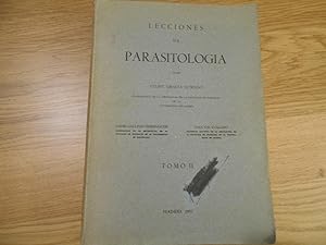 Imagen del vendedor de Lecciones de parasitologa. TOMO II a la venta por Librera Camino Bulnes