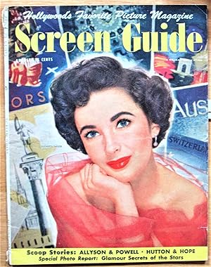 Screen Guide. Elizabeth Taylor Cover. August 1950