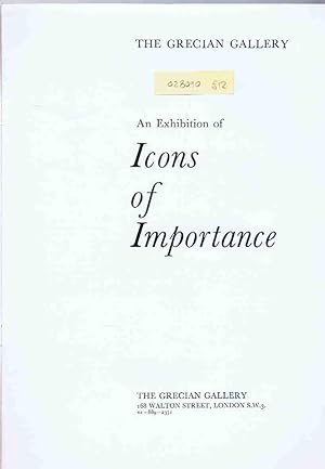 Immagine del venditore per An Exhibition of Icons of Importance venduto da Lazy Letters Books