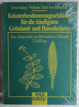 Kräuterbestimmungsschlüssel für die häufigsten Grünland- und Rasenkräuter : zur Ansprache im blüt...