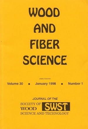 Wood and Fiber Science: Journal of the Society of Wood Science and Technology: Volume 30, Number ...