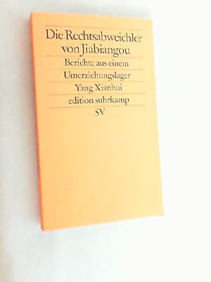 Immagine del venditore per Die Rechtsabweichler von Jiabiangou : Berichte aus einem Umerziehungslager. venduto da Versandantiquariat Christian Back