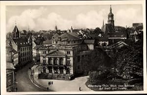 Bild des Verkufers fr Ansichtskarte / Postkarte Altenburg in Thringen, Blick vom Schloss auf Stadt und Theater zum Verkauf von akpool GmbH