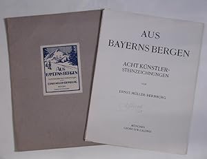 Müller-Bernburg, Bayern, 8 farbige Lithographien