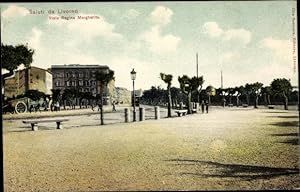 Ansichtskarte / Postkarte Livorno Toscana, Viale Regina Margherita