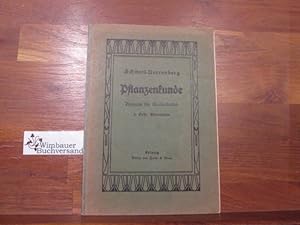 Norrenberg, Johann: Pflanzenkunde unter besonderer Berücksichtigung der Beziehungen zwischen Bau ...