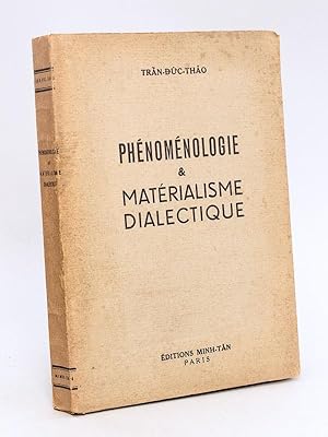 Immagine del venditore per Phnomnologie & Matrialisme Dialectique [ Edition originale ] venduto da Librairie du Cardinal