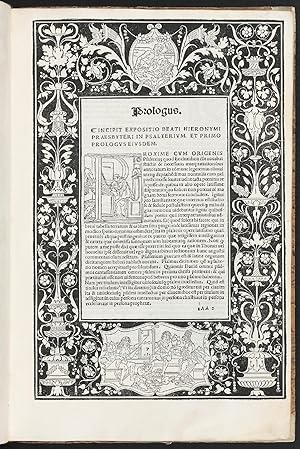 Imagen del vendedor de Commentaria in Bibliam. Ed: Bernardinus Gadolus a la venta por PrPh Books