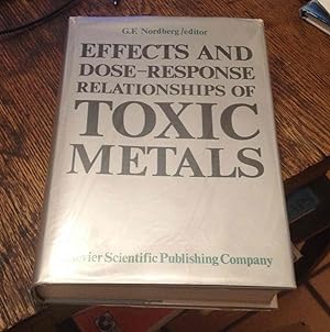 Seller image for Effects and Dose-Response Relationships of Toxic Metals for sale by Xochi's Bookstore & Gallery
