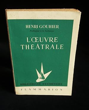 Imagen del vendedor de L'OEUVRE THEATRALE . a la venta por Librairie Franck LAUNAI