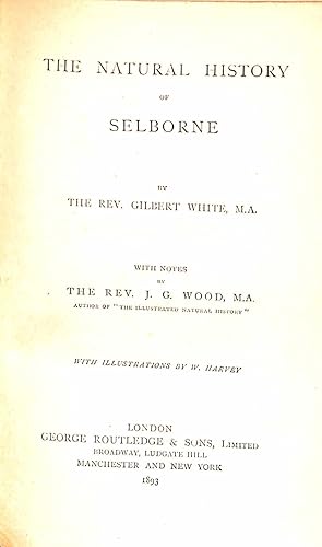 Imagen del vendedor de The Natural History of Selborne a la venta por WeBuyBooks