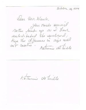 Image du vendeur pour Eigenh. Widmung und Unterschrift auf Albumblatt. mis en vente par Kotte Autographs GmbH