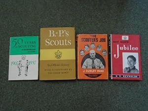 4 Volumes on Scouting History [contains: '50 Years of Scouting in Birmingham and District', 'B.-P...