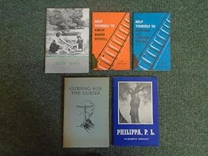 Imagen del vendedor de Help Yourself to Knotting and Lanyard Making; Help Yourself to Know Baden-Powell; Green Days; Guiding for the Guider; Philippa, P.L. Letters to a Patrol Leader [5 volumes on Guiding] a la venta por Keoghs Books