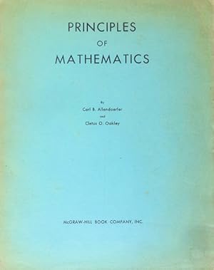 Imagen del vendedor de PRINCIPLES OF MATHEMATICS. a la venta por Livraria Castro e Silva