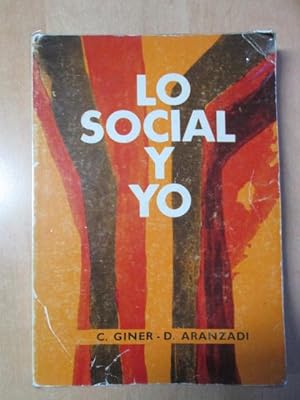 Imagen del vendedor de LO SOCIAL Y YO. Texto de doctrina social catlica a la venta por LIBRERIA AZACAN
